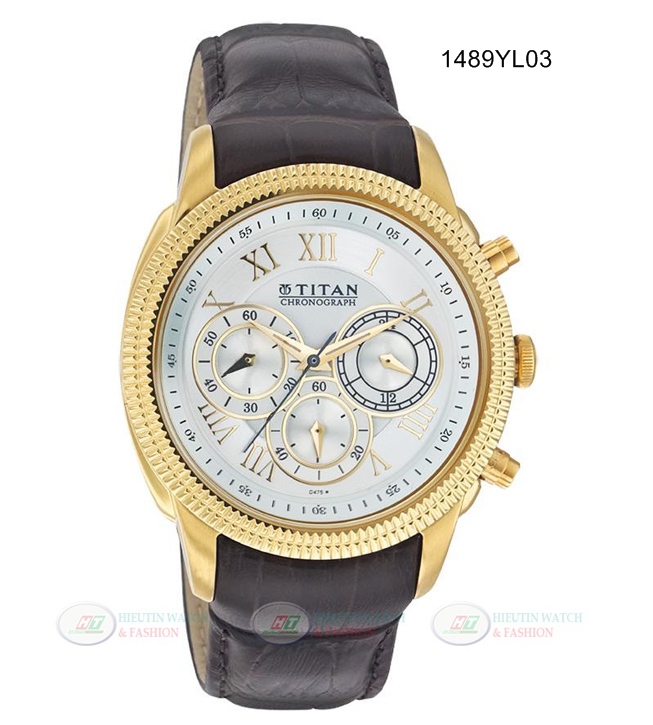 Đồng hồ  đeo tay nam Titan Chronogarph 1489 YL03