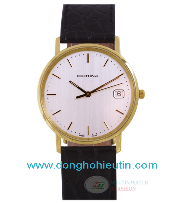 Đồng hồ Certina vỏ vàng 18k - EOL 158.9289.68
