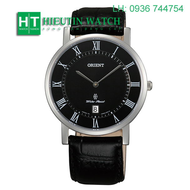 Đồng hồ đeo tay Orient FGW0100GB0 - Đồng hồ dây da mặt đen số la mã
