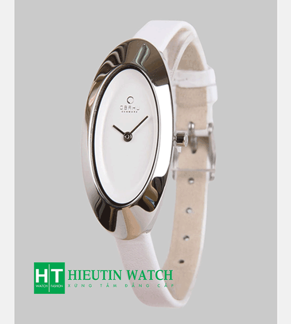 Đồng hồ đeo tay nữ Obaku V156LCIRW - Đồng hồ mặt ovan
