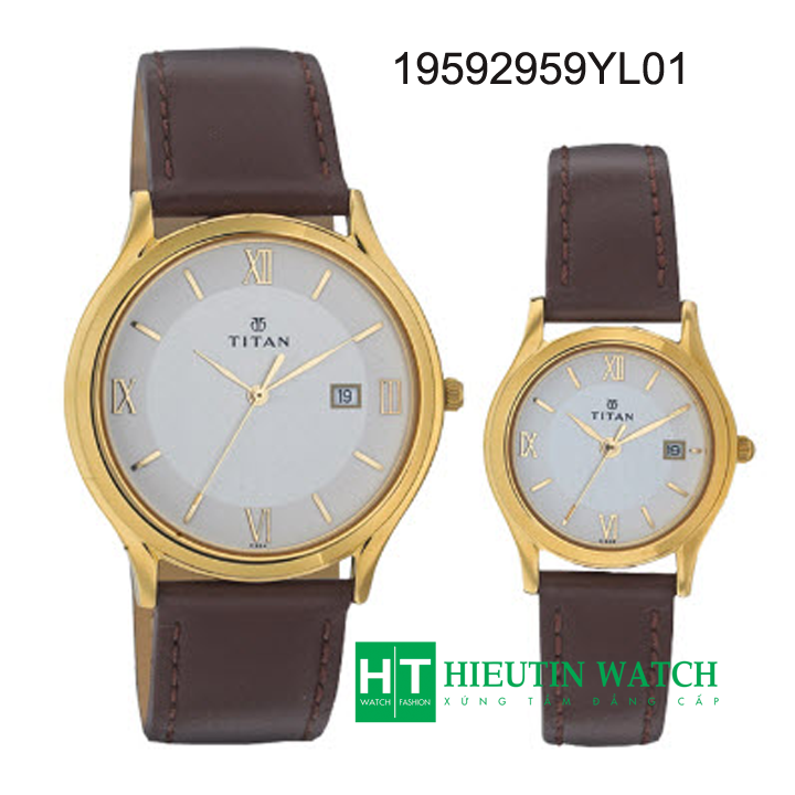 Đồng hồ cặp đôi -  Titan 19592959YL01