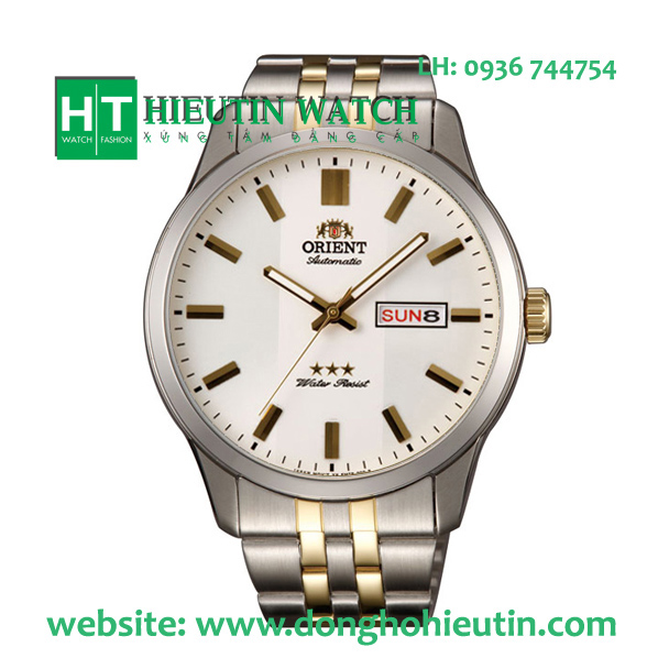 Đồng hồ Orient SAB0B008WB - Mặt trắng phối vàng