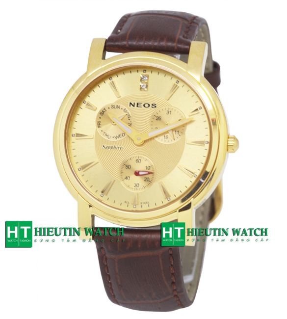 Đồng hồ nam Neos N40642YL03 - Mặt vàng