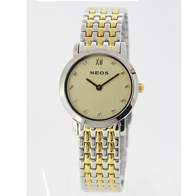 Đồng hồ Neos N30852L-BM01- Mặt vàng