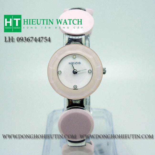 Đồng hồ Neos  dây đá N20651L-SM01 màu hồng