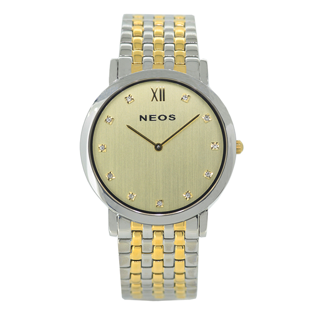 Đồng hồ Neos N30852M-BM03  cao cấp mạ vàng