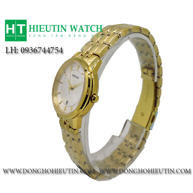  Đồng hồ Neos nữ N30854L-YM01 mạ vàng 18K
