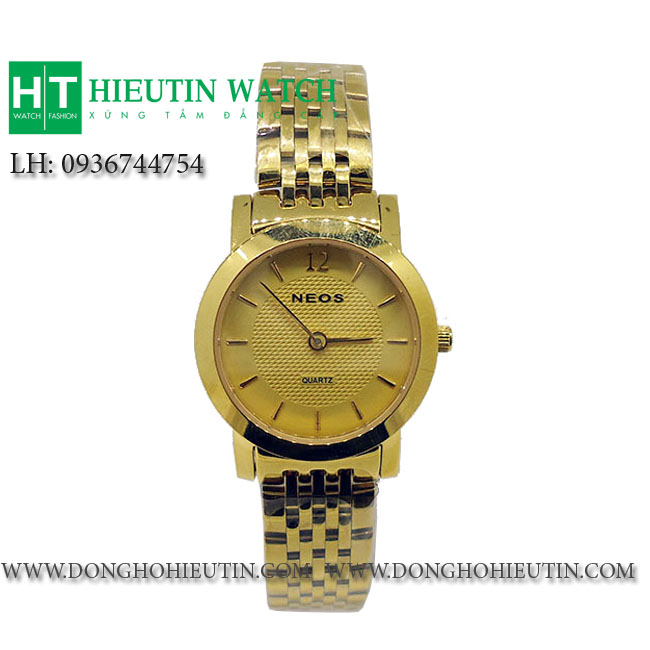 Đồng hồ Neos nữ N30872L-YM03 mạ vàng 18K