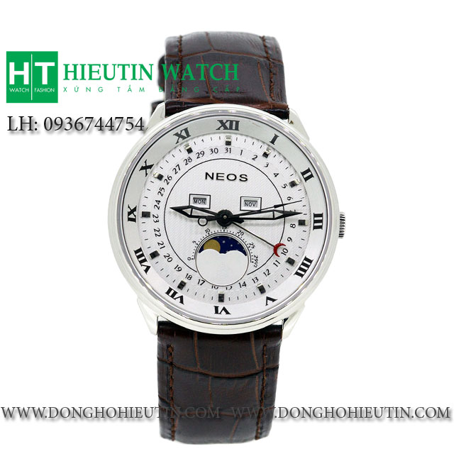 Đồng hồ dây da Neos N40668M-SL01 