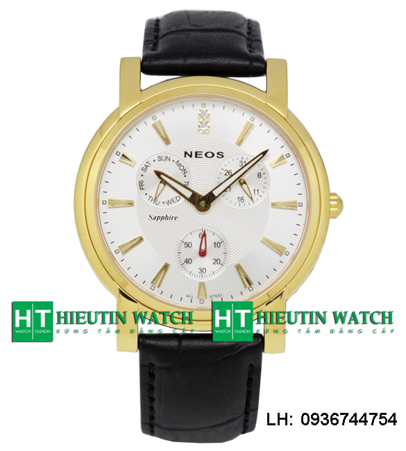 Đồng hồ dây da thời trang Neos N40642M-YL01