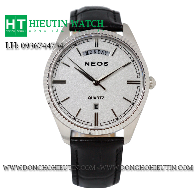 Đồng hồ dây da chính hãng Neos N40703M-SL01