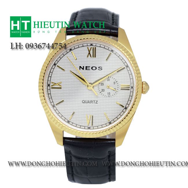 Đồng hồ dây da hàng hiệu Neos N40703M-YL01