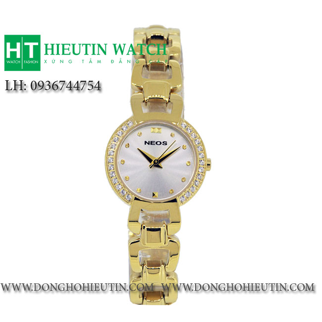 Đồng hồ nữ Neos cao câp N60510L-YM01 mạ vàng 18K