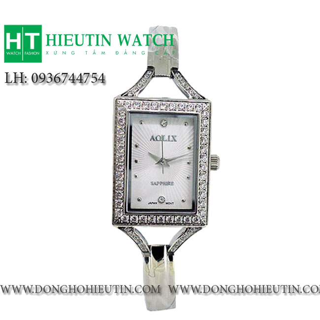 Đồng hồ nữ chính hãng Aolix AL1026L-SM01 đính hạt