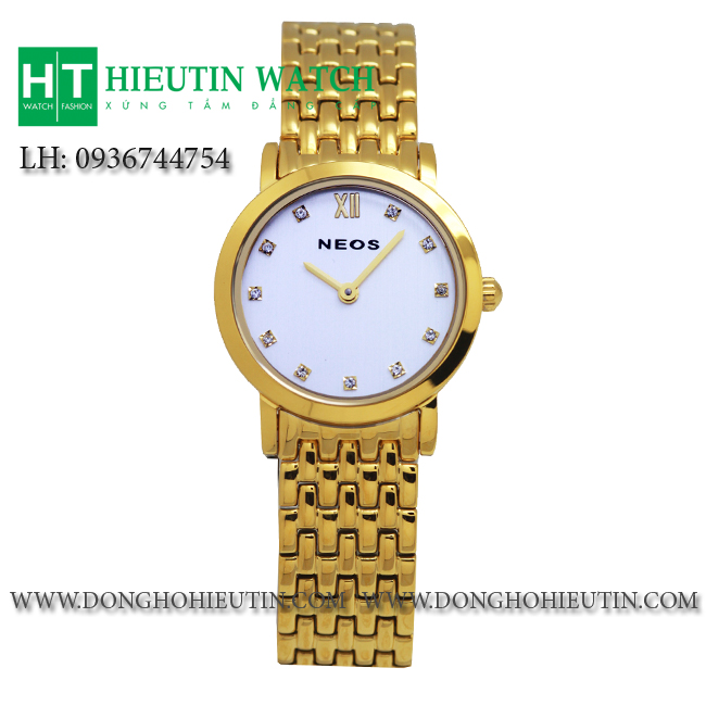 Đồng hồ nữ cao cấp mạ vàng Neos N30852L-BM01