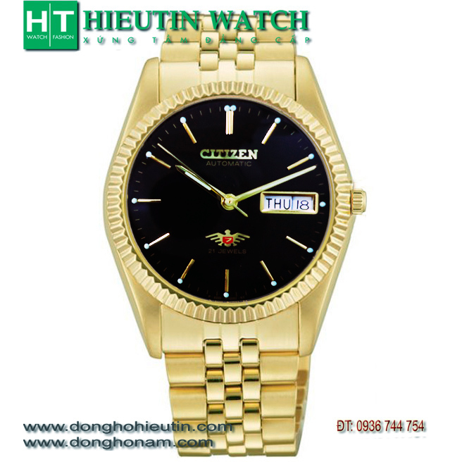Đồng hồ Citizen NH2362-52E tự động dây vàng 18K