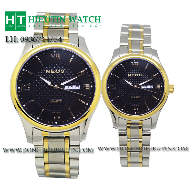 Đồng hồ cặp đôi chính hãng Neos N30869M-BM02