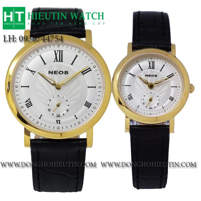 Đồng hồ cặp đôi cao cấp Neos N40675M-YL01