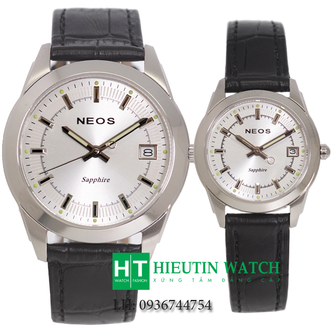 Đồng hồ cặp đôi cao cấp Neos N40664-SL01