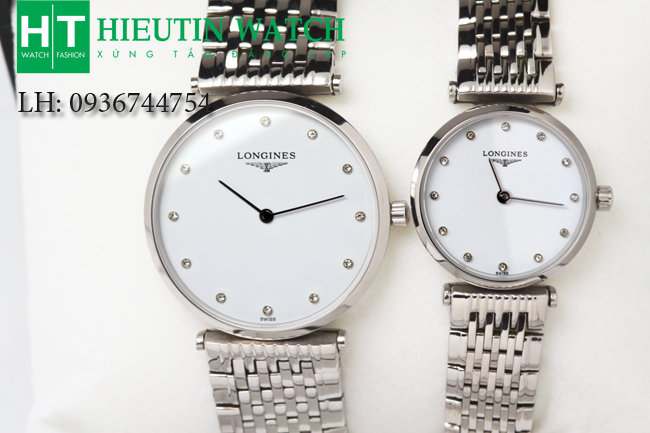 Đồng hồ Longines L4.635.2.6 ( trắng hột )