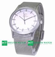 Đồng hồ đeo tay nam Obaku V124GCIMC1 - Dây hợp kim trắng đan lưới