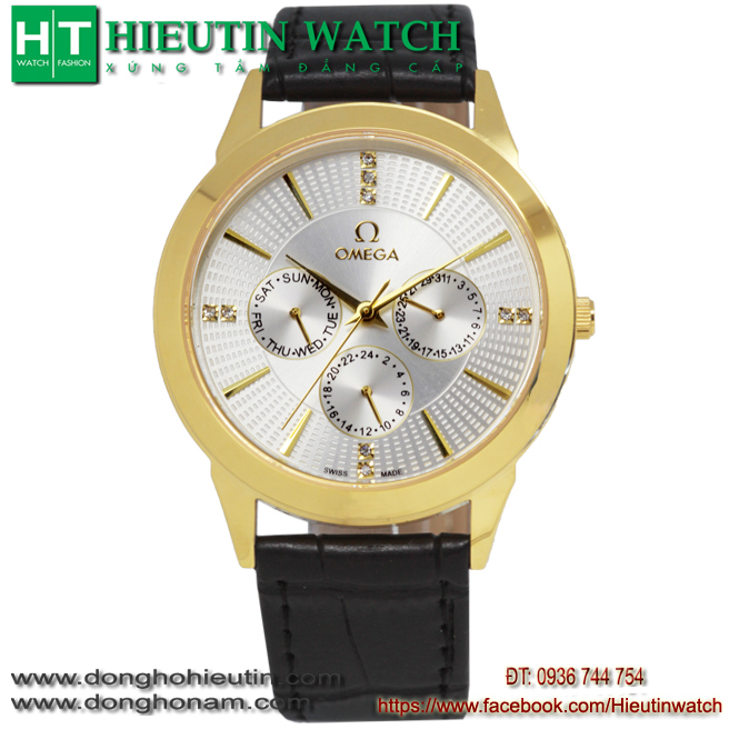  Đồng hồ OMEGA M.802 - Vỏ vàng dây da