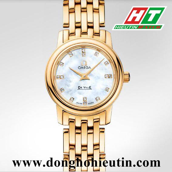 Đồng hồ Omega DeVille nữ vàng đúc 18k chính hãng Thụy Sĩ » HT Luxury Watch